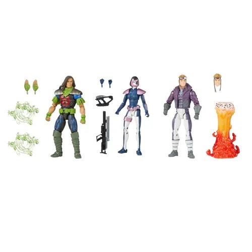 X-Force Marvel Legends Rictor, Domino, and Cannonball 6-Inch Action Figures 3-Pack (Pre-Order)