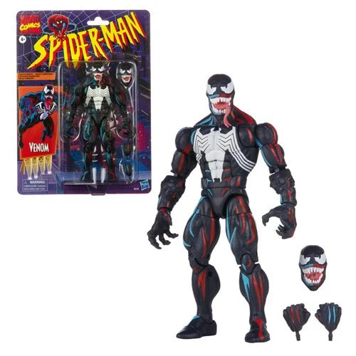 Spider-Man Retro Marvel Legends Venom 6-Inch Action Figure (Pre-Order)