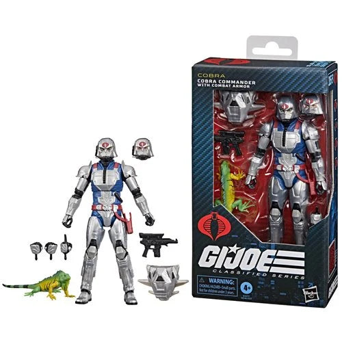 G.I. Joe Classified Series Cobra Commander with Combat Armor 6-Inch Action Figure: