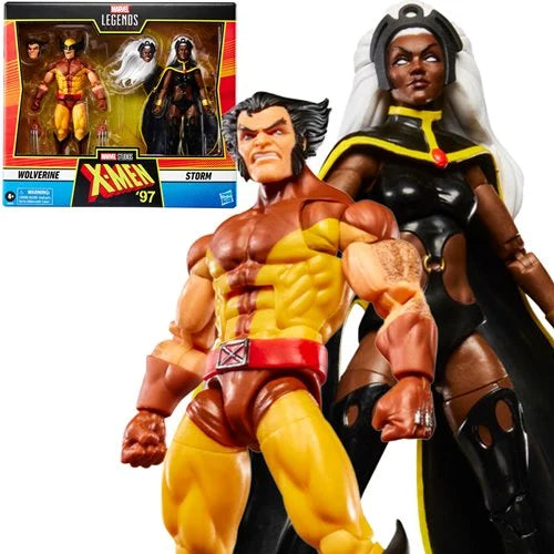 X-Men 97 Marvel Legends Wolverine and Storm 6-Inch Action Figures: