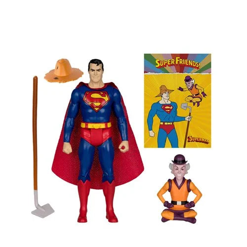 DC Retro Wave 16 Super Friends Superman and Mr. Mxyzptlk 6-Inch Scale Action Figure: