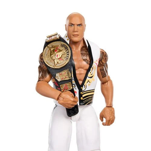 WWE Champions 2026 Wave 2 Action Figure The Rock with People's Championship Title