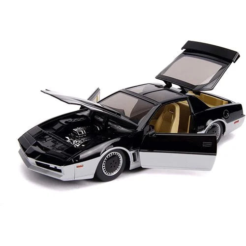 Hollywood Rides Knight Rider KARR 1982 Pontiac Trans Am 1:24 Scale Die-Cast Metal Vehicle with Lights