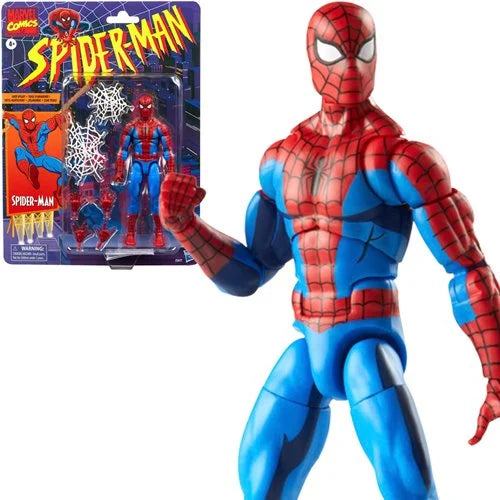 Spider-Man Retro Marvel Legends Cel Shaded Spider-Man 6-Inch Action Figure (Pre-Order)