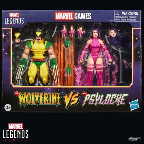 X-Men Marvel Legends Series Wolverine vs Psylocke 6-Inch Action Figures (Pre-Order)