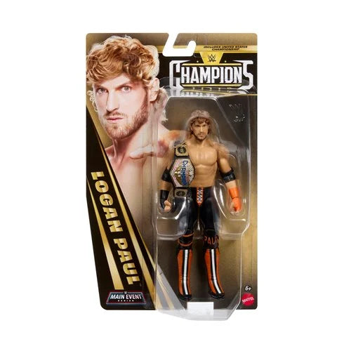 WWE Champions 2026 Wave 2 Action Figure Logan Paul with US Championship Title