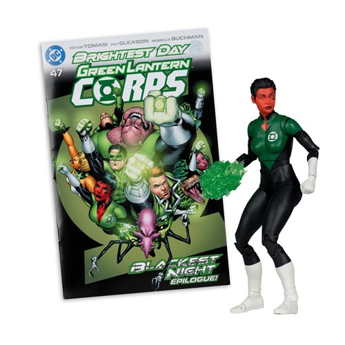DC Direct Page Punchers Wave 15 Soranik Natu Green Lantern Corps #47 7-Inch Scale Action Figure with Comic (Pre Order DEC)