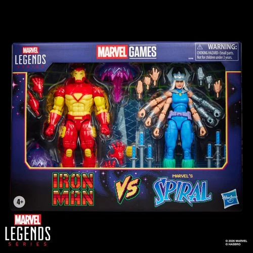Marvel Legends Series Iron Man vs Spiral 6-Inch Action Figures (Pre-Order)