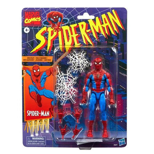 Spider-Man Retro Marvel Legends Cel Shaded Spider-Man 6-Inch Action Figure (Pre-Order)