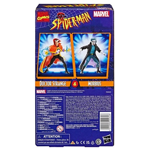 Spider-Man: The Animated Series Marvel Legends Doctor Strange & Morbius 6-Inch Action Figures