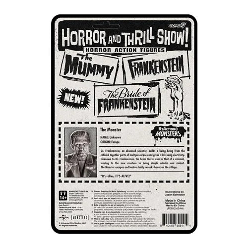 Universal Monsters Frankenstein 3 3/4-inch ReAction+ Figure