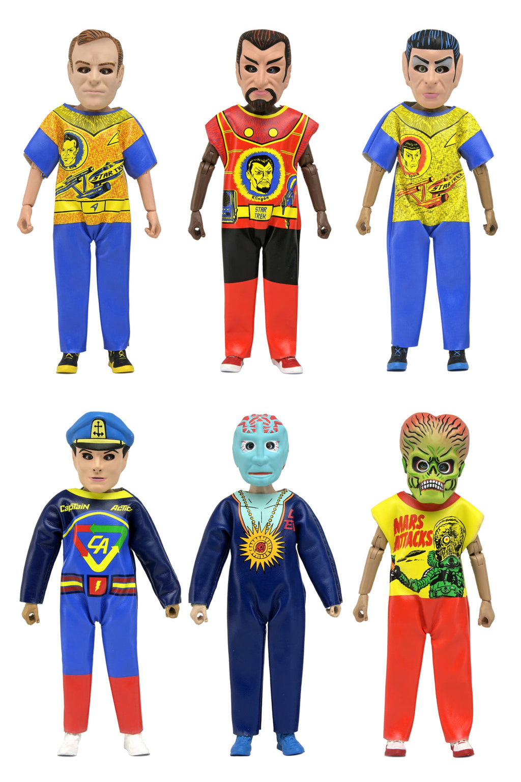 Ben Cooper Costume Series 14 60's Sci-Fi 6-Inch Clothed Figure Case of 6