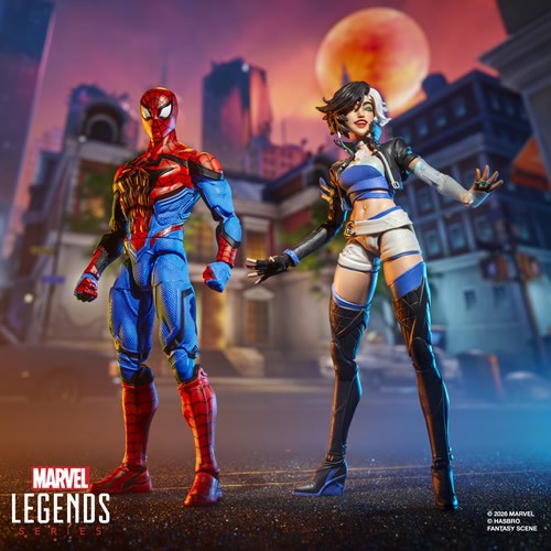 Marvel Legends Series Marvel Rivals Spider-Man and Luna Snow 6-Inch Action Figures