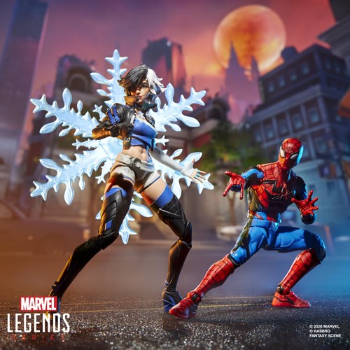 Marvel Legends Series Marvel Rivals Spider-Man and Luna Snow 6-Inch Action Figures