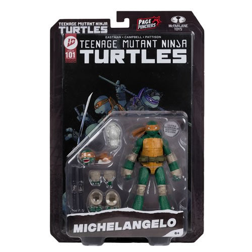 Page Punchers 5" Scale Figure w/ Comic - TMNT - IDW Comics - W02 - Michelangelo