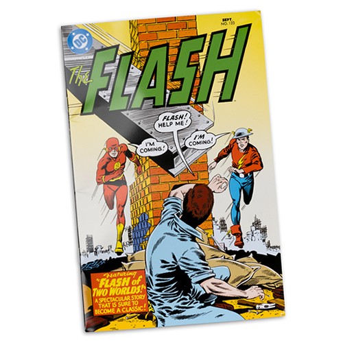 Page Punchers 7" Scale Figure w/ Comic - W11 - Barry Allen Flash (Flash #123)