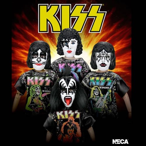 Ben Cooper 6" Scale Figures - Kiss x Ben Cooper - Retro Clothed Costume Assortment 4 PACK