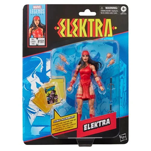 Marvel Legends Series Comics-Inspired Elektra 6-Inch Action Figure (Pre-Order Jan 27)