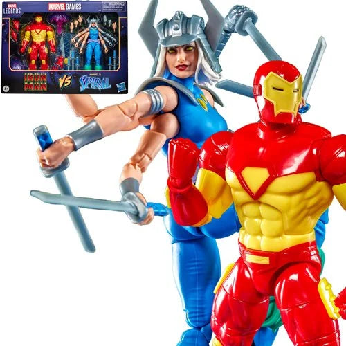 Marvel Legends Series Iron Man vs Spiral 6-Inch Action Figures (Pre-Order)