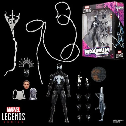 Spider-Man Marvel Legends Maximum Series Symbiote Spider-Man 6-Inch Action Figure (Pre-Order)