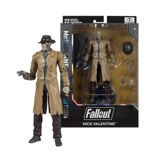 Fallout Nick Valentine Wave 2 McFarlane Gaming Edition 7-Inch Scale Action Figure (Pre Order Nov)