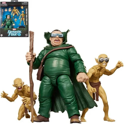 Fantastic Four Marvel Legends Series Mole Man &amp; Moloids 6-Inch Action Figures