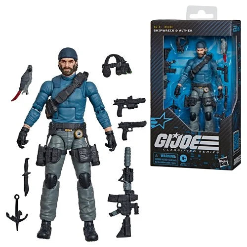 G.I. Joe Classified Series 230 Shipwreck and Althea 6-Inch Action Figure (Pre Order Jan 27)