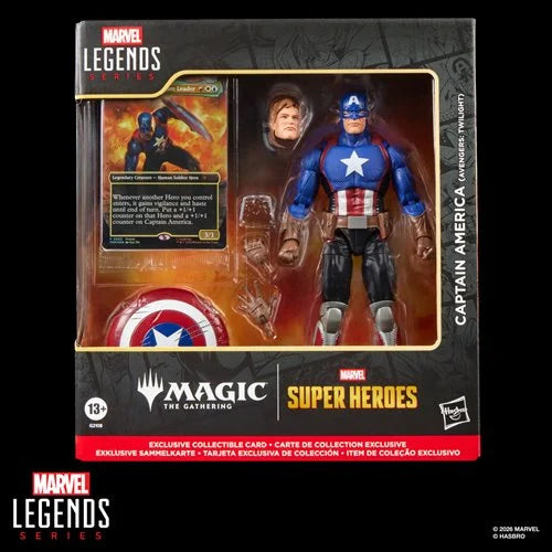 Marvel Super Heroes Magic: The Gathering Marvel Legends Series Captain America (Avengers: Twilight) 6-Inch Action Figure (Pre-Order)