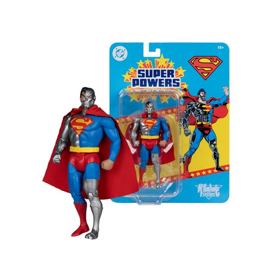 DC Super Powers Wave 13 4 1/2-Inch Scale Action Figure Cyborg Superman