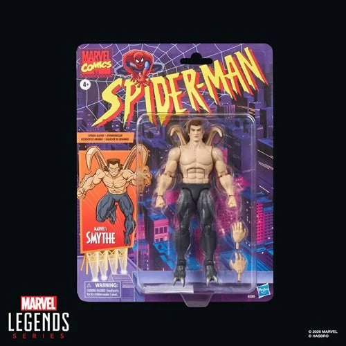 Spider-Man: The Animated Series Marvel Legends Smythe Retro Cardback 6-Inch Action Figure (Pre-Order Jan 27)