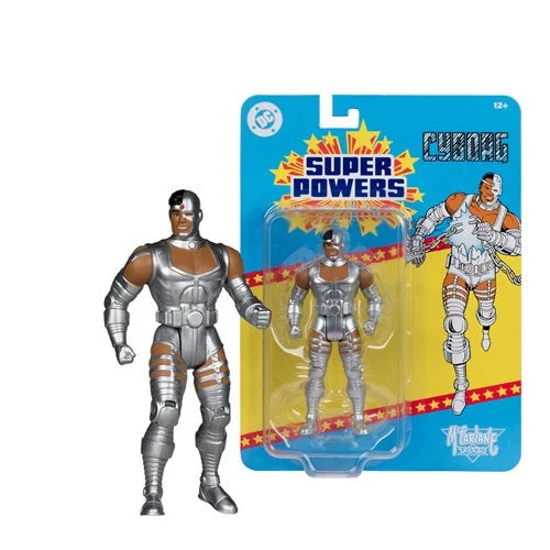 DC Super Powers Wave 16 4 1/2-Inch Scale Action Figure Cyborg (Metallic)