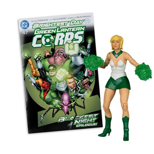 DC Direct Page Punchers Wave 15 Arisia Green Lantern Corps #47 7-Inch Scale Action Figure with Comic (Pre Order DEC)