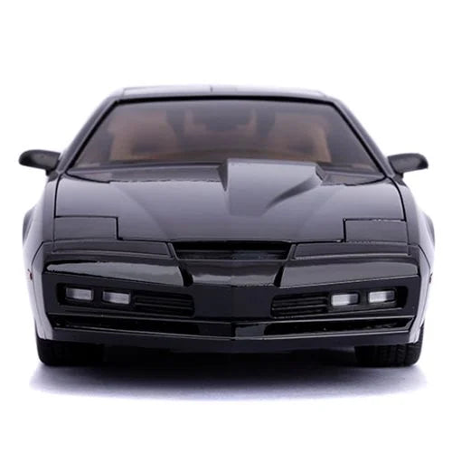 Hollywood Rides Knight Rider KITT 1982 Pontiac Trans Am 1:24 Scale Die-Cast Metal Vehicle with Lights