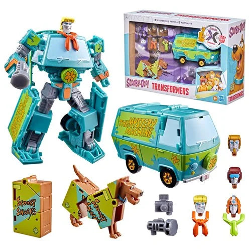 Scooby-Doo Transformers Mysterious Prime &amp; Automutt Action Figure Set