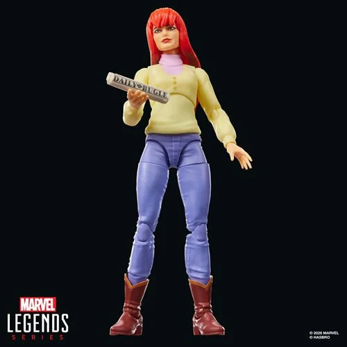 Spider-Man: The Animated Series Marvel Legends Mary Jane Watson Retro Cardback 6-Inch Action Figure (Pre-Order Jan 27)