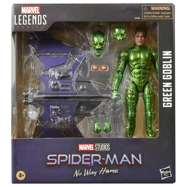 Spider-Man: No Way Home Marvel Legends Series Green Goblin Deluxe 6-Inch Action Figure